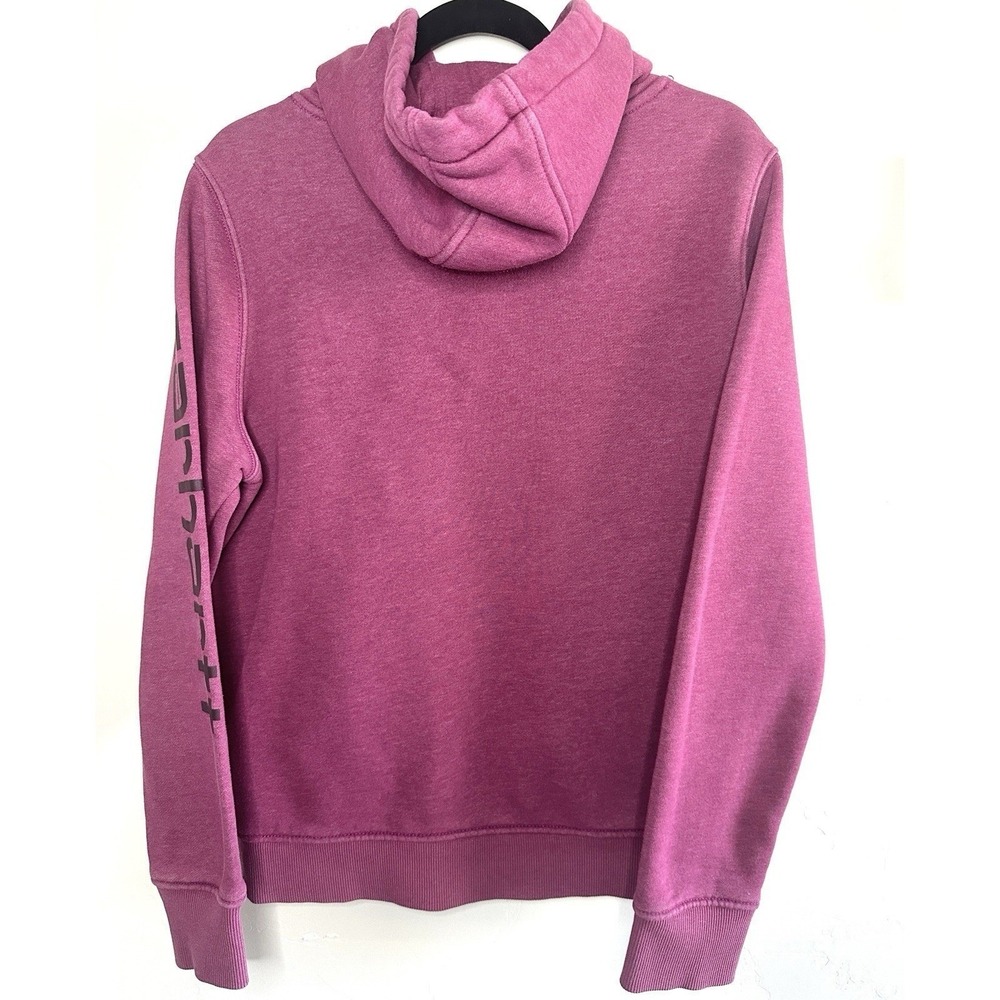 Carhartt Women's Clarksburg Hoodie Berry Pink Heather Medium Workwear Streetwear - Picture 2 of 16